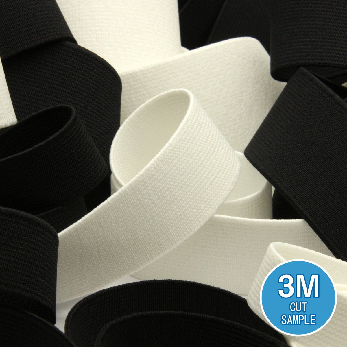 Sample] Thick Cotton Herringbone Ribbon 30mm (1-3/16) 3 Meters Cut -  FUJIYAMA RIBBON